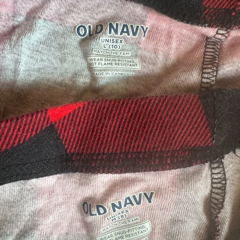 Lot of 6 Girls Size 8 &‎ 10-12 Plaid Pajama Sets, Mix and Match